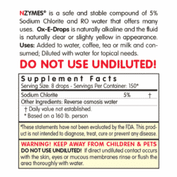 Ox-E-Drops for People - Supplement Facts