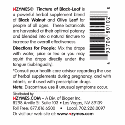 BlackLeaf Tincture for People