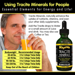 Tracite Minerals Directions
