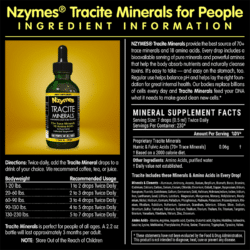 Tracite Minerals Ingredients