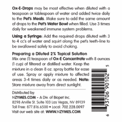 Nzymes® Ox-E-Drops for Pets