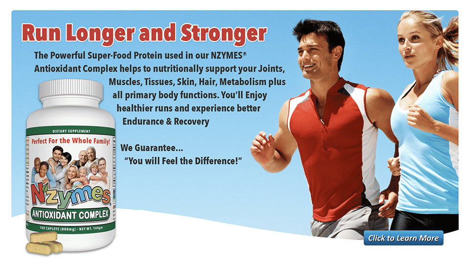 Run Longer and Stronger with Nzymes Antioxidant Complex
