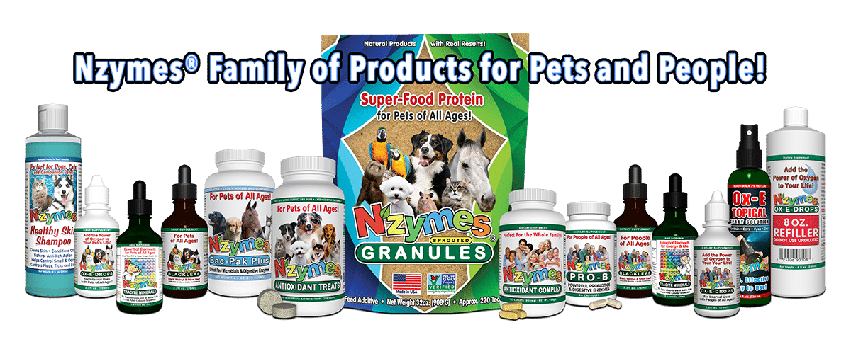 Nzymes Family of Products for Pets and People