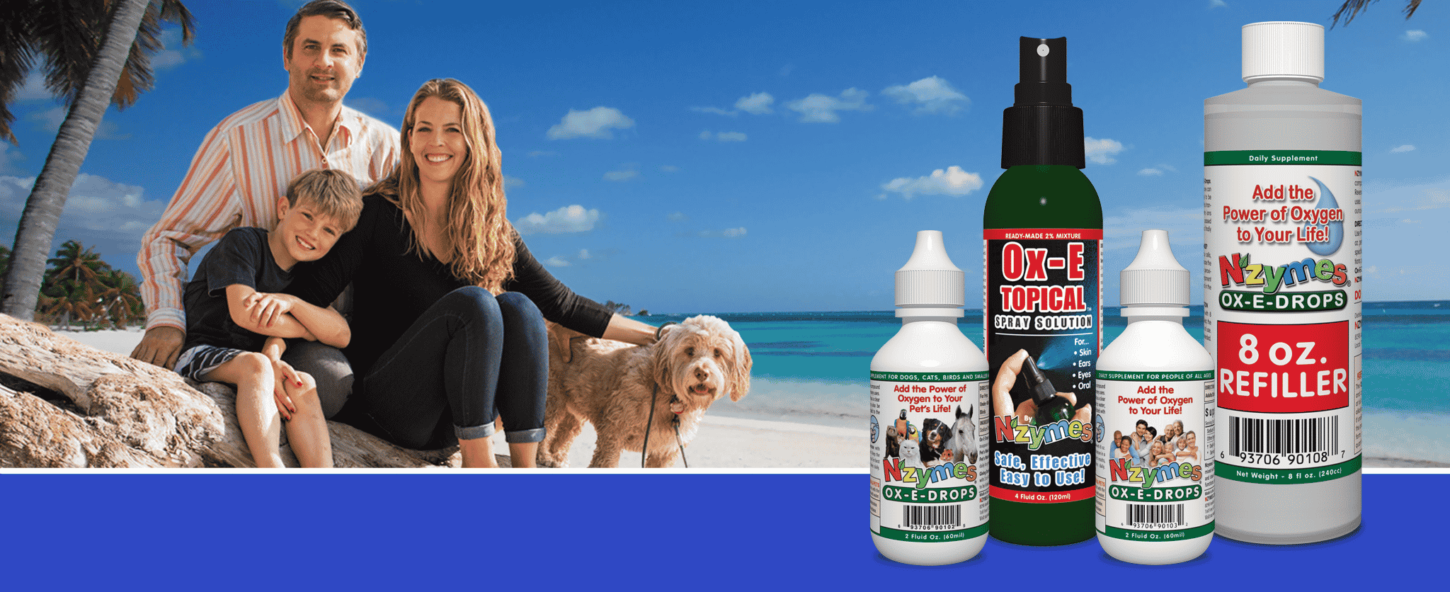 Nzymes Ox-E-Drops Products for People and Pets