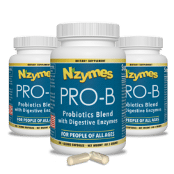 3 Bottle value pack of Nzymes Probiotics for People