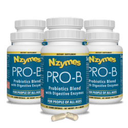 Nzymes 6 bottle value pack of probiotics for people