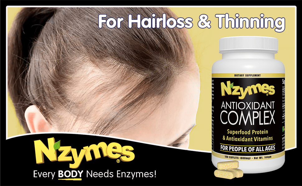 Nzymes Antioxidant Complex - For Hair Loss and Thinning Hair