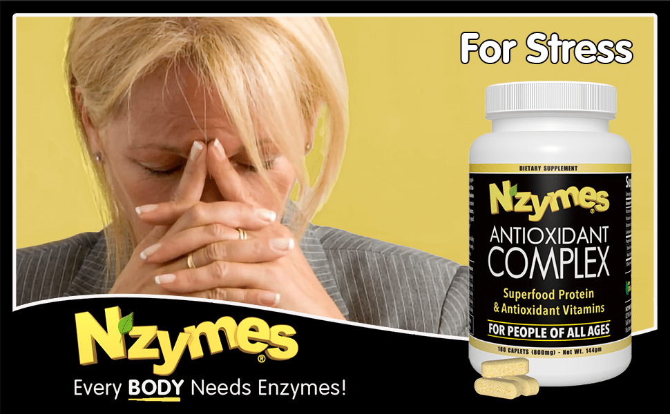 Experience Less Stress with Nzymes Antioxidant Complex