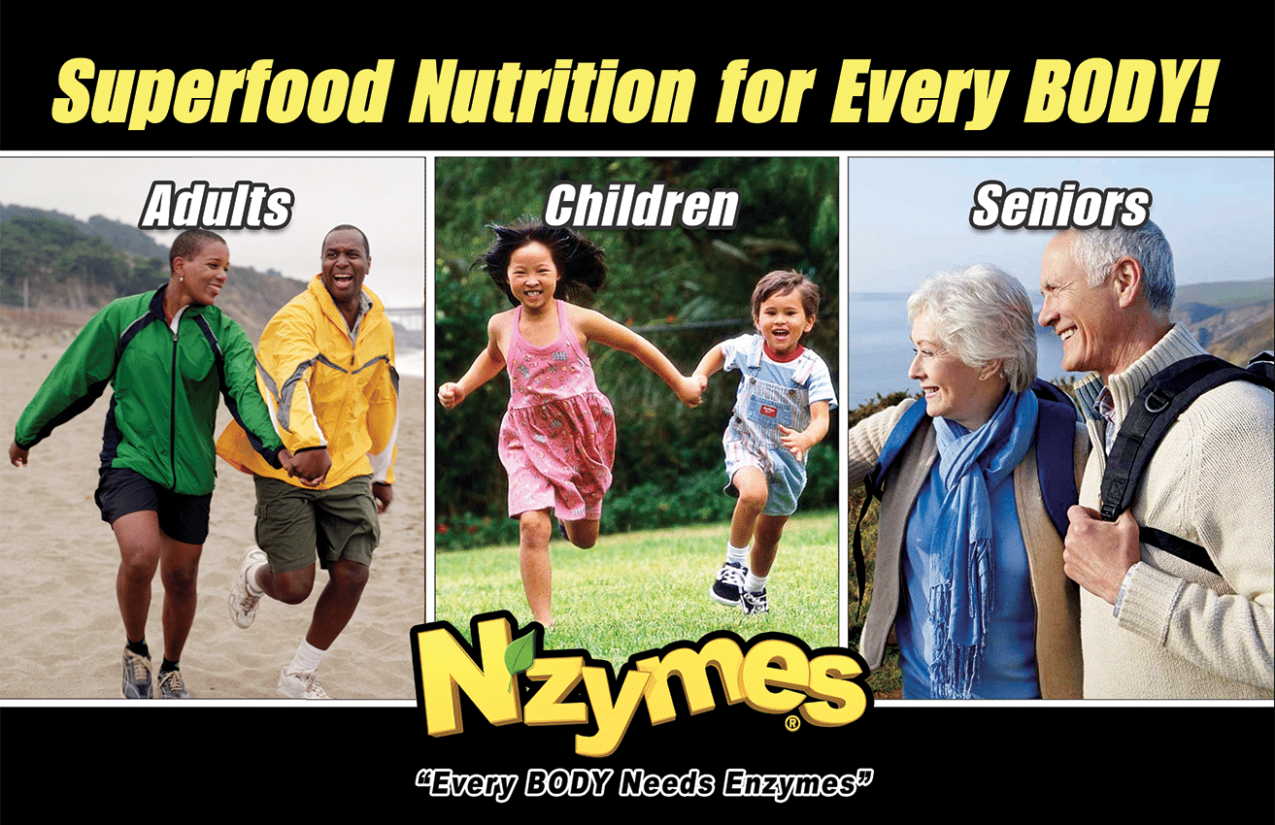 Nzymes Nutritional Products for People of All Ages!