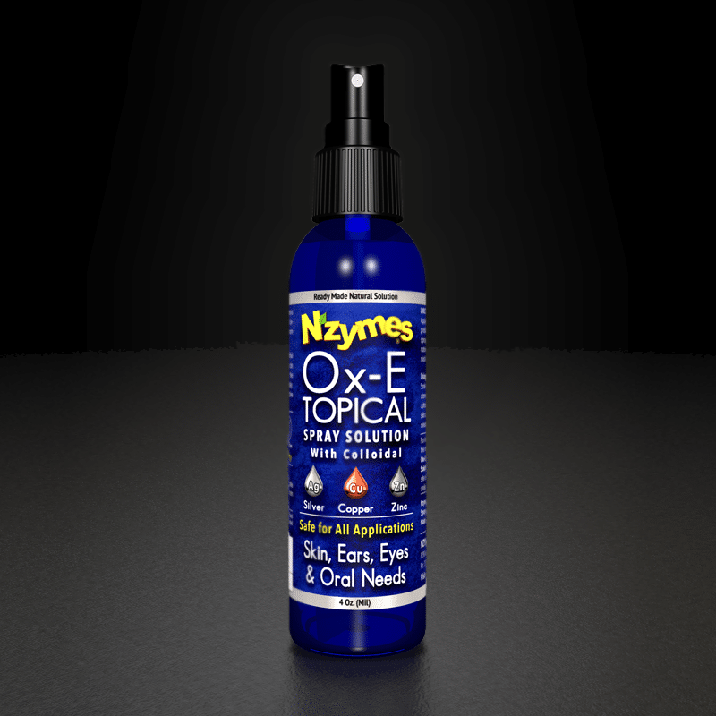 Ox-E Topical Spray Solution with Colloidal Copper, Silver & Zinc